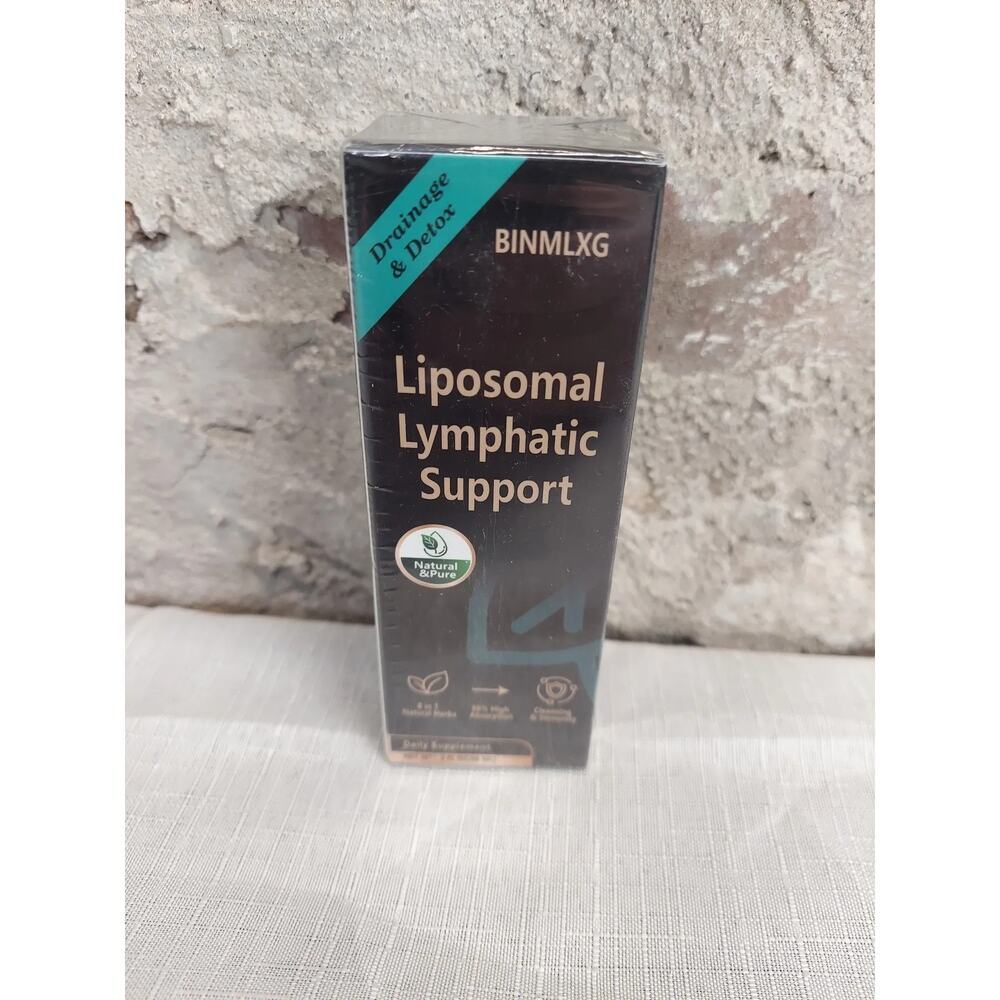 BINMLXG Liposomal Lymphatic Support Drainage Detox Immunity Sealed 2 FL OZ